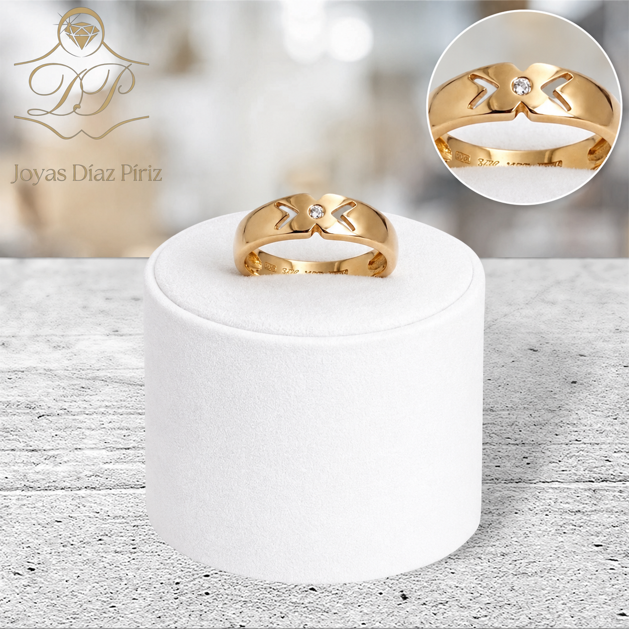 ANILLO 18K CON UN BRILLANTE