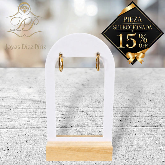 Aros de Oro doble carril