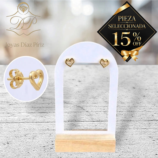 Caravanas Oro Corazón