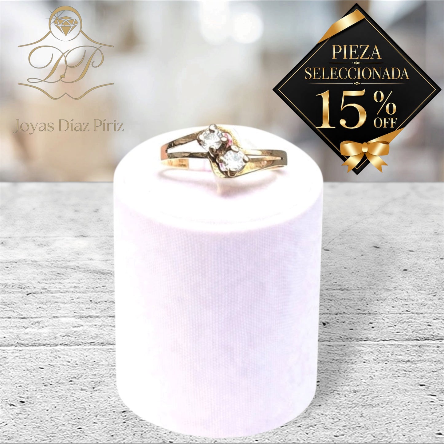 Anillo oro con Brillante