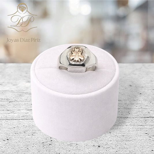 Sello hexagonal de Plata y Oro (Maestra)