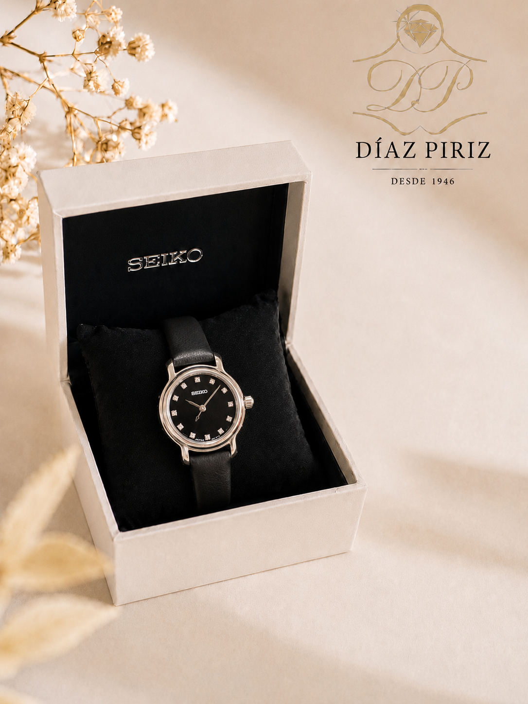 RELOJ SEIKO DAMA MALLA CUERO