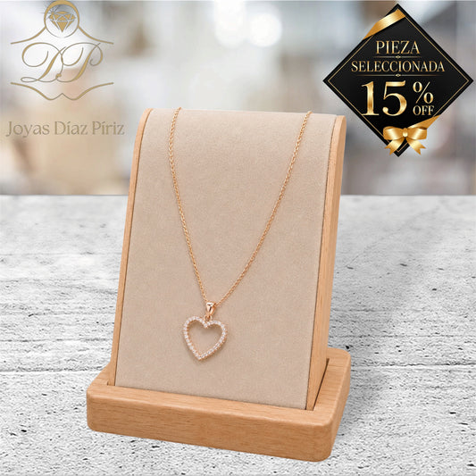 Conjunto Oro corazon 18k