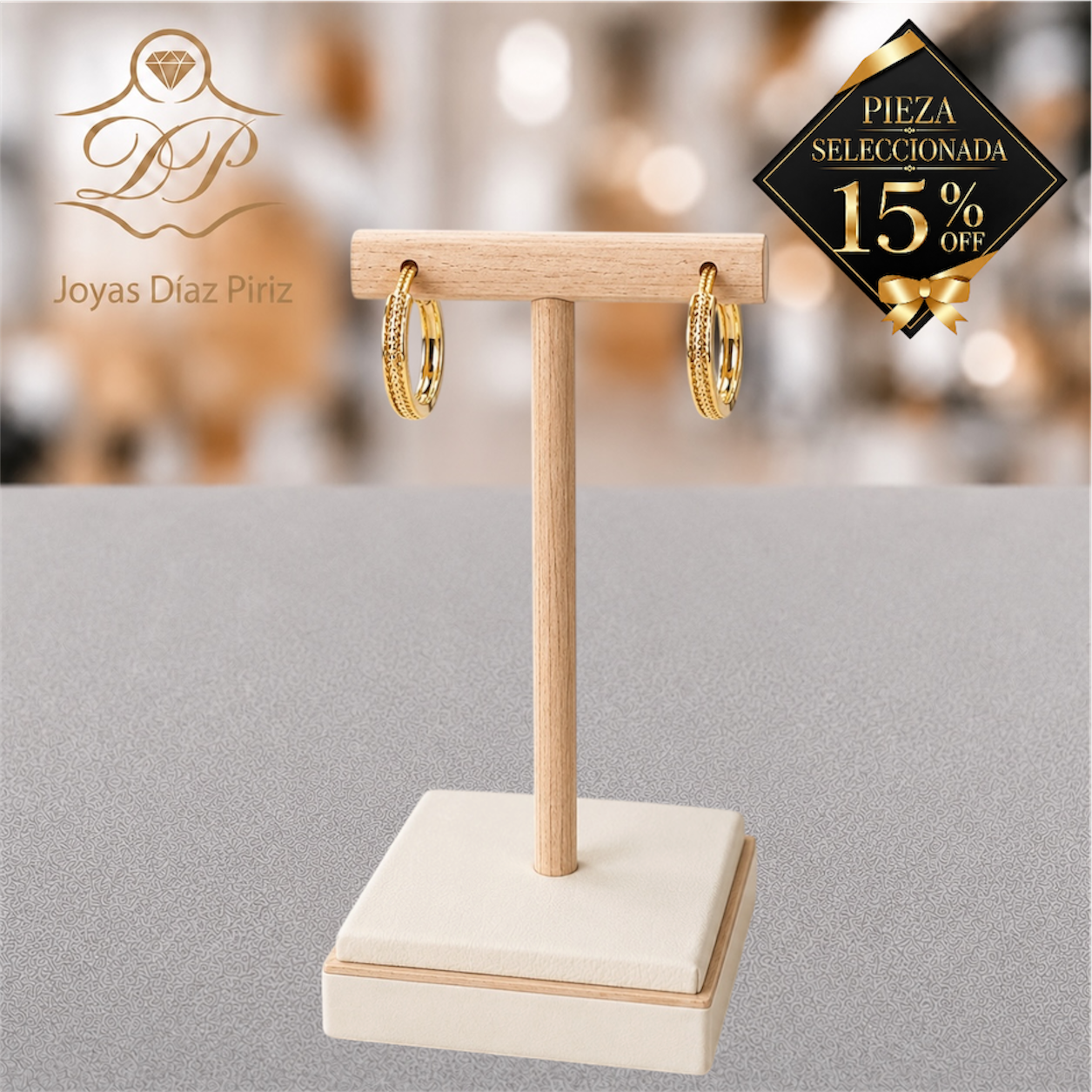 Aros de Oro doble carril