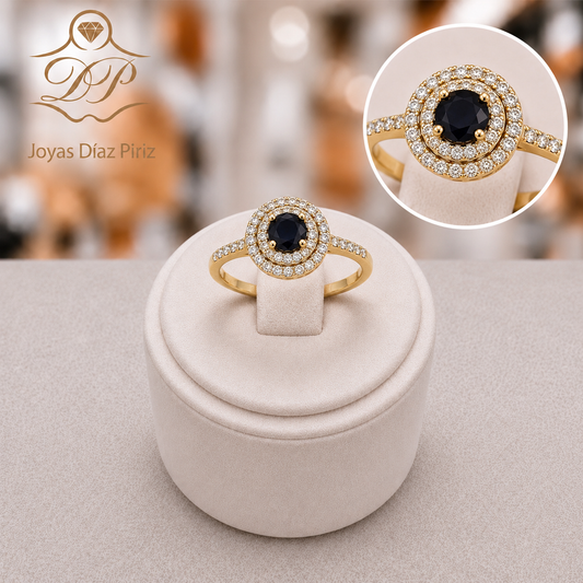 ANILLO ORO / CIRCONIAS