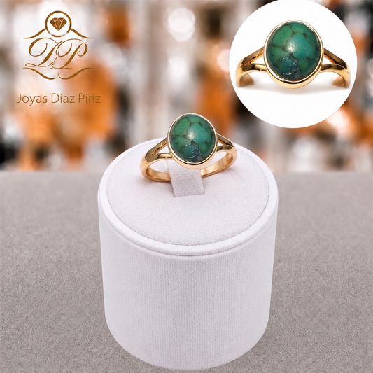 Anillo ORO 18K PIEDRAS OVAL