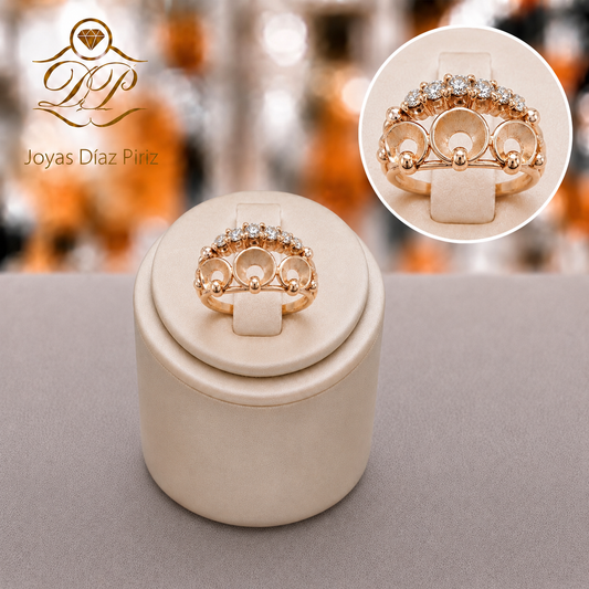 ANILLO ORO 18K CON BRILLANTES