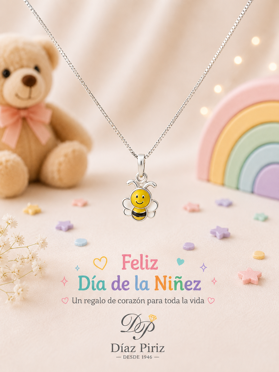 Conjunto Plata Abeja