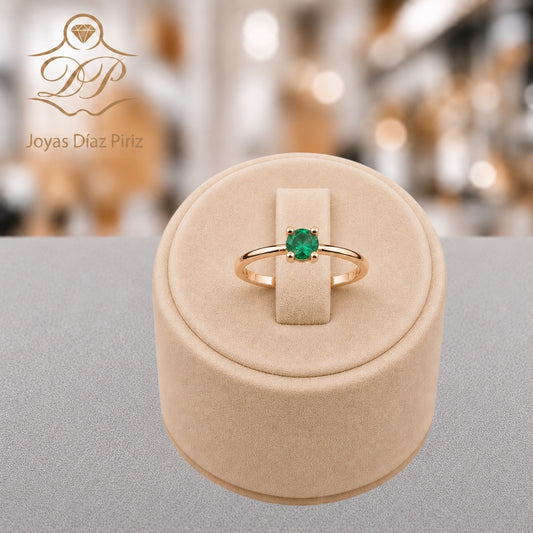 CINTILLO ORO CIRCONIA VERDE