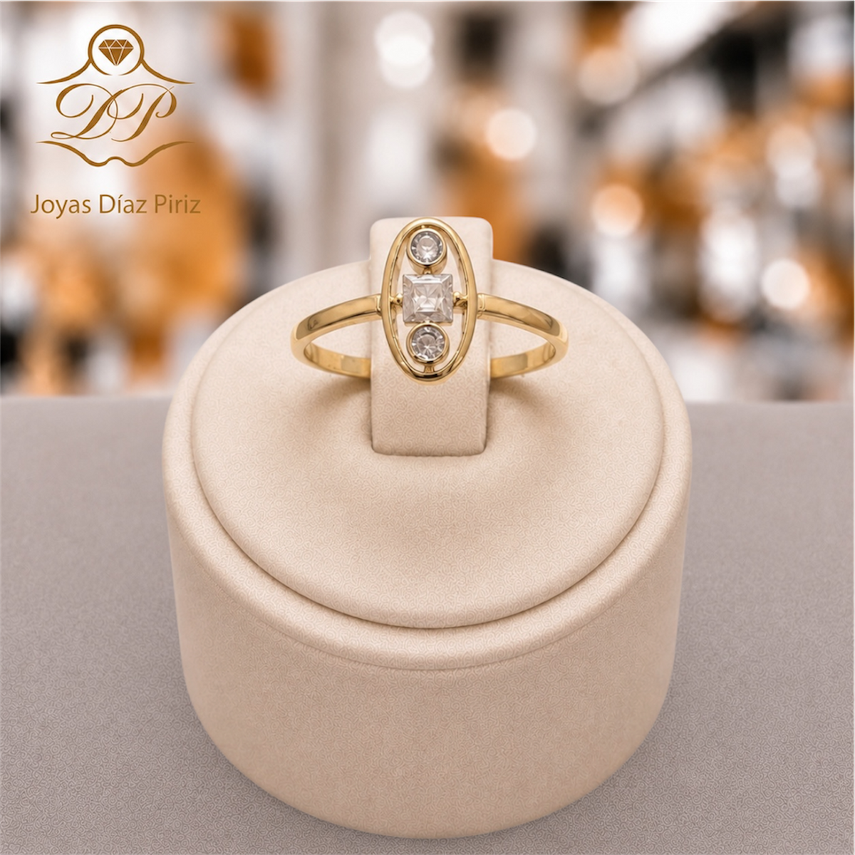 ANILLO ORO 18K OVAL/CORCONIAS