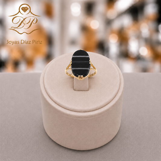 ANILLO ORO/ÁGATA
