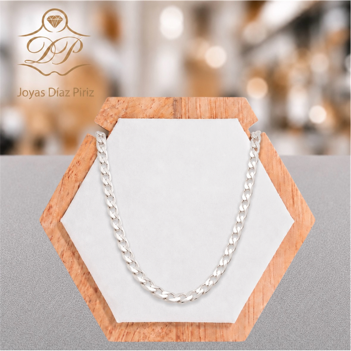 Cadena Grumet Plata Gruesa