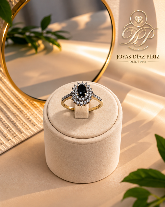 Anillo Oro óvalo