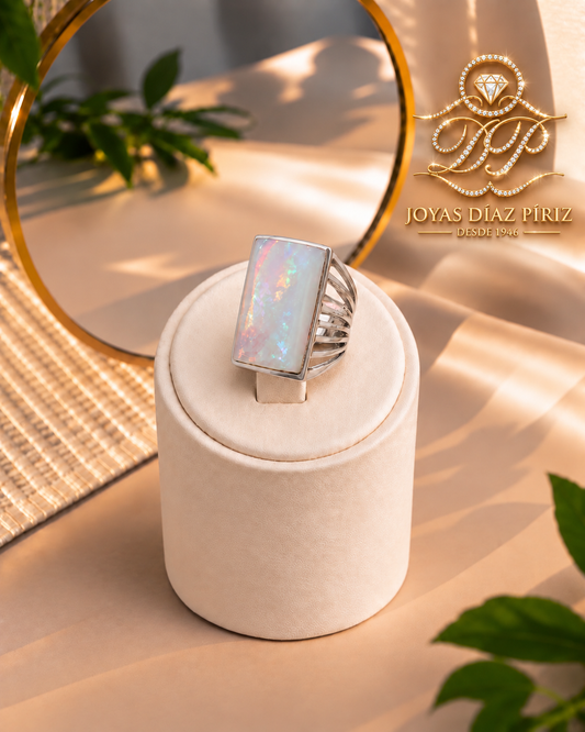 Anillo Plata y Nácar
