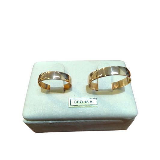 Alianzas 4mm 18kts Cinta .
