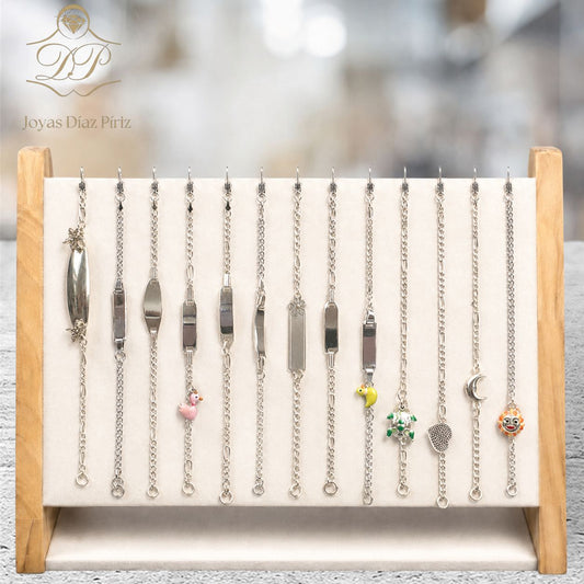 Pulsera de Identidad Infantil Plata